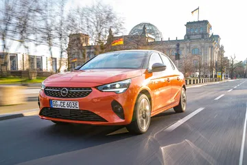 Opel Corsa E 2020 Naranja Prueba 11