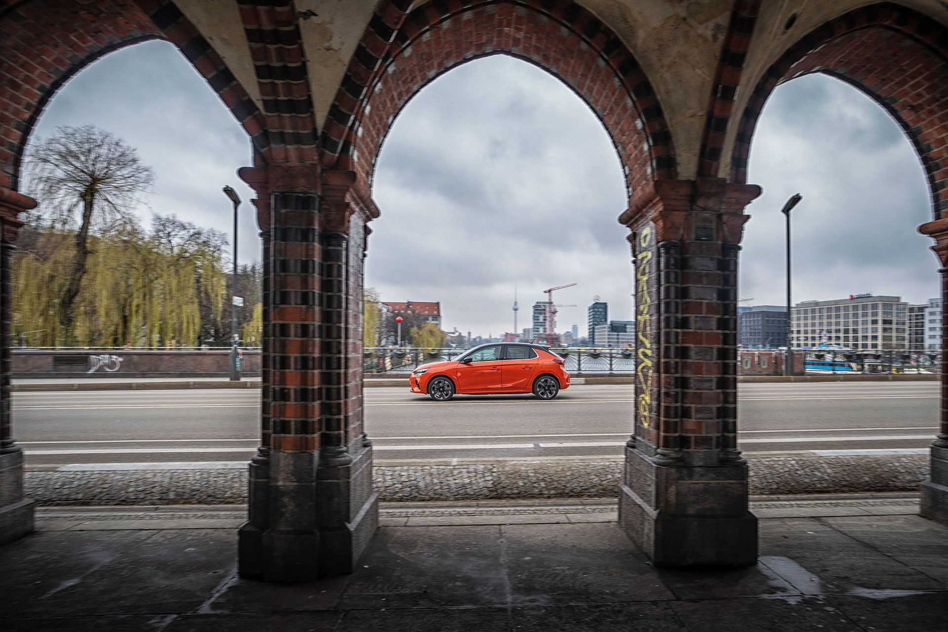 Opel Corsa E 2020 Naranja Prueba 16