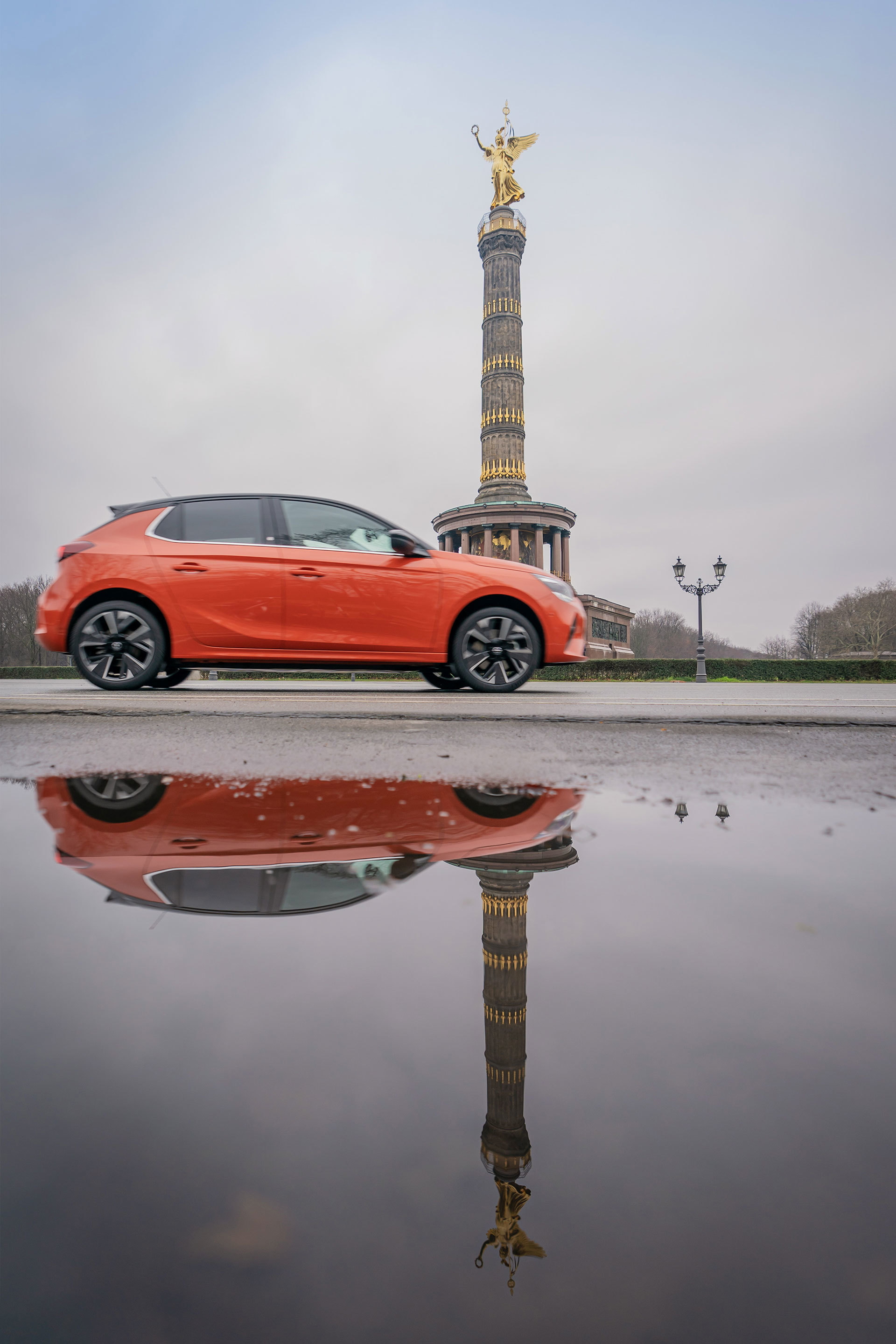 Opel Corsa E 2020 Naranja Prueba 19