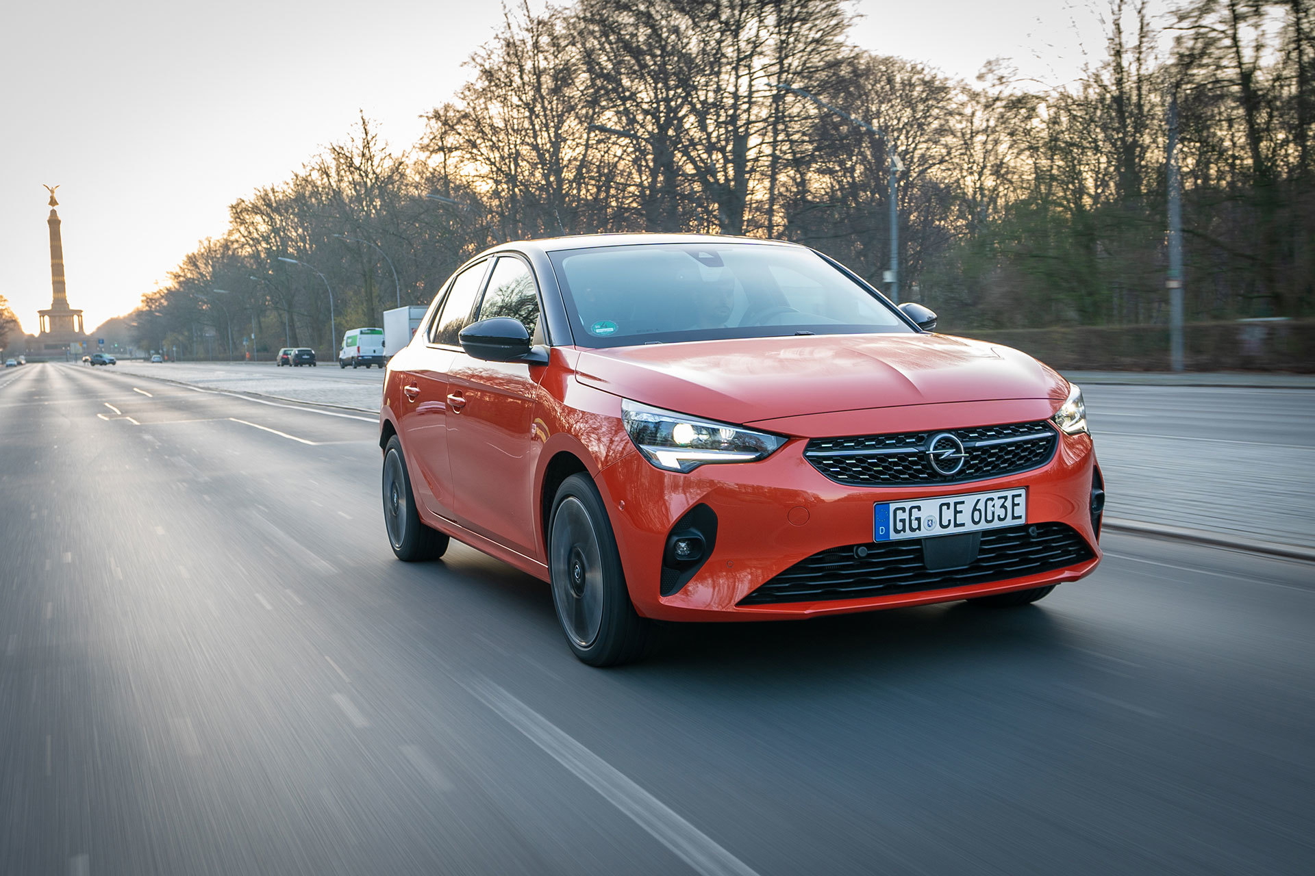 Opel Corsa E 2020 Naranja Prueba 20