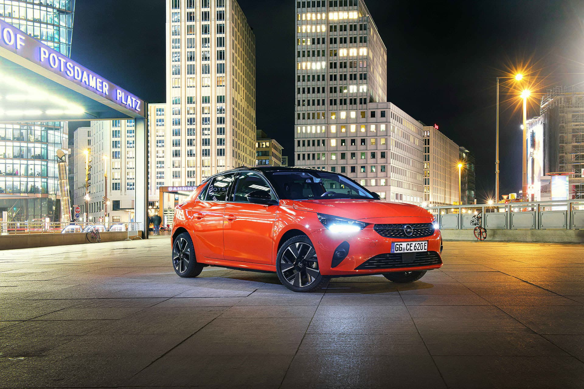 Opel Corsa E 2020 Naranja Prueba 47