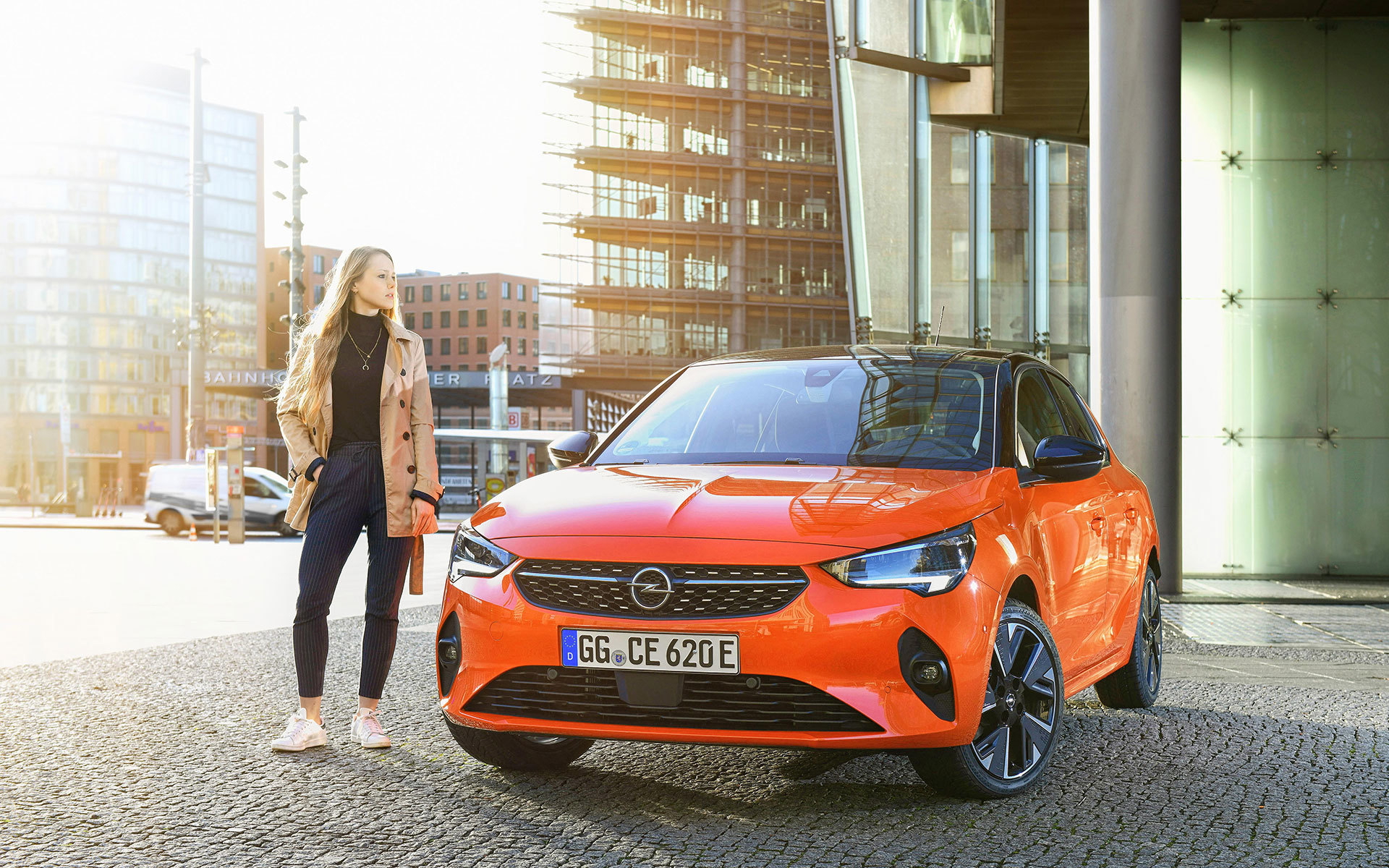 Opel Corsa E 2020 Naranja Prueba 49