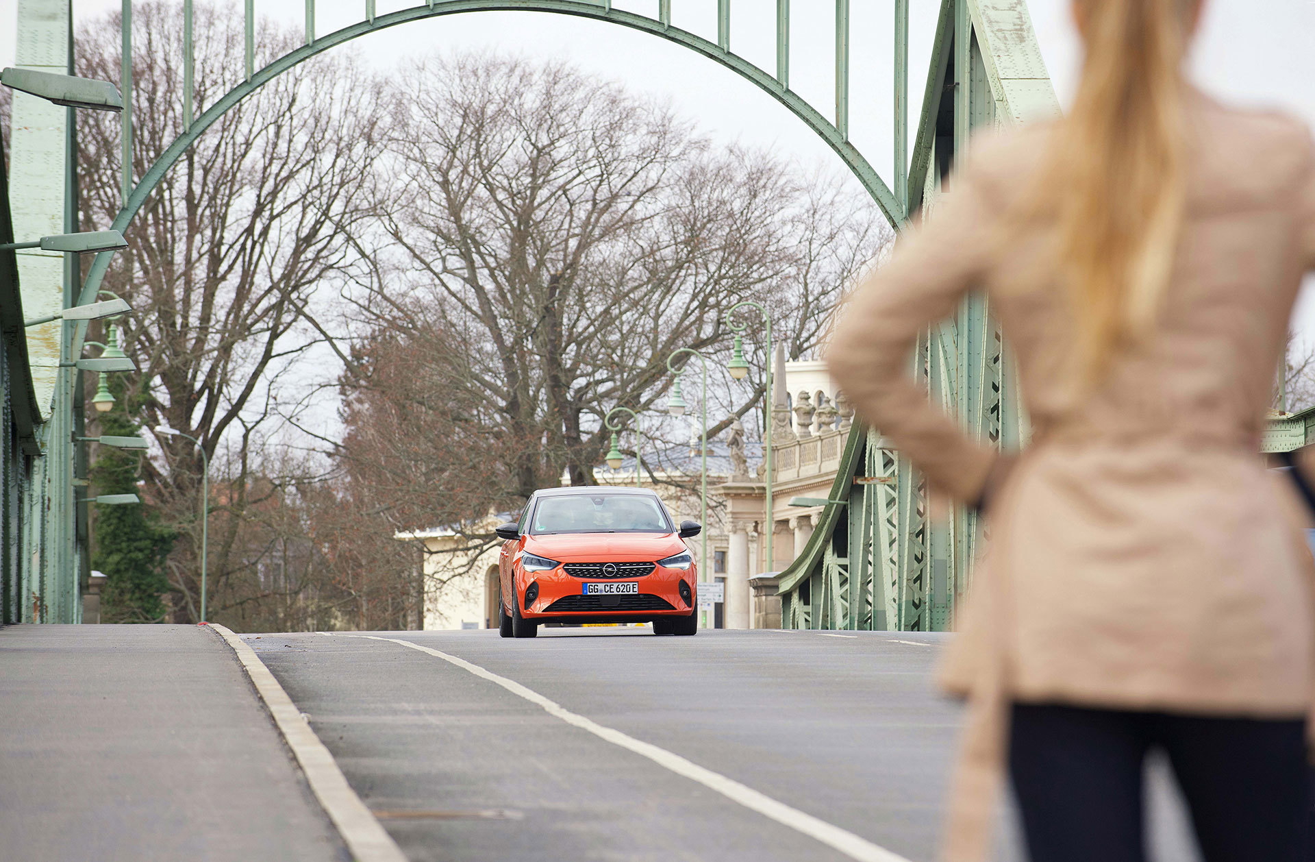 Opel Corsa E 2020 Naranja Prueba 58