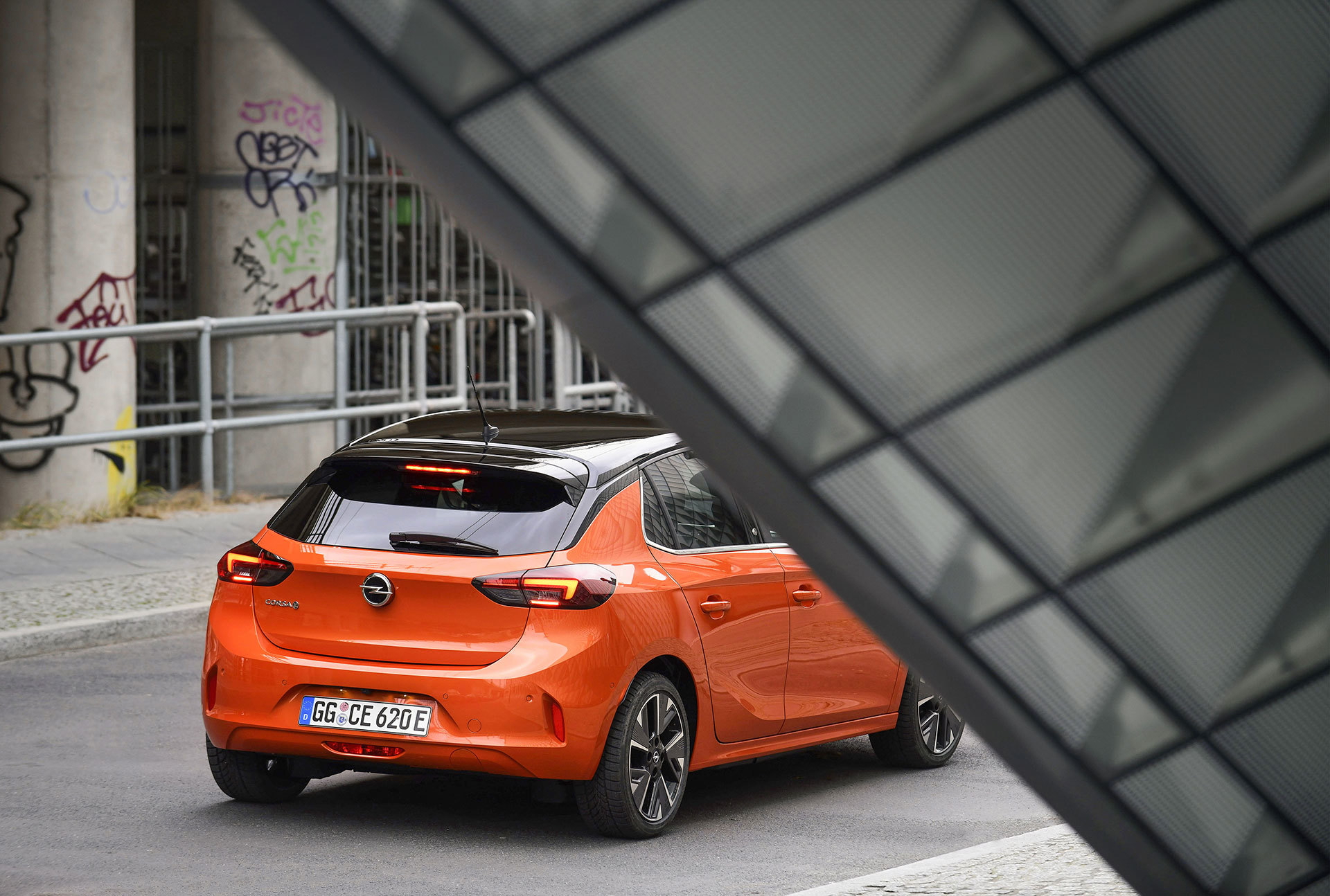 Opel Corsa E 2020 Naranja Prueba 59