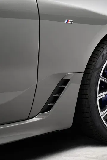 Acento distintivo de la riñonera del BMW Serie 6 GT.