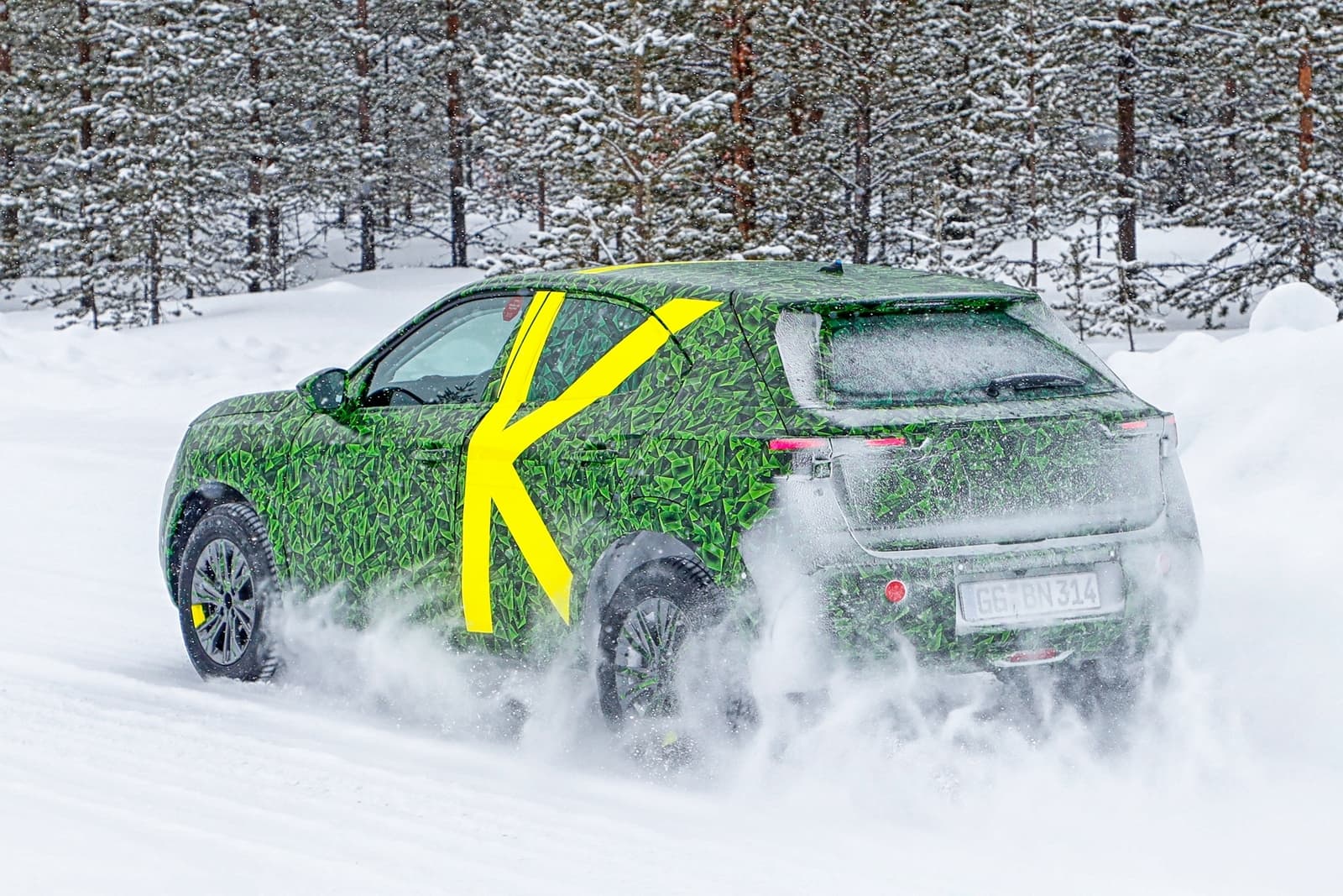 Opel Mokka Bei Testfahrten In Schweden, März 2020