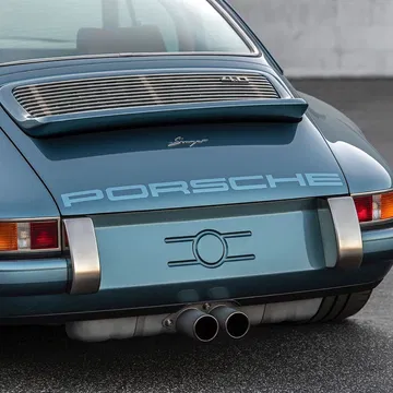 Porsche 911 Singer Azul Naranja Dm 3