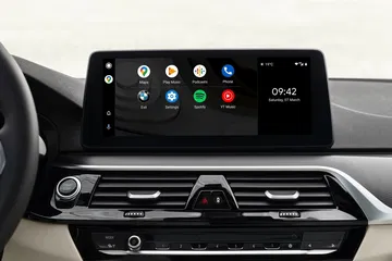 Pantalla táctil del sistema de infoentretenimiento BMW Serie 6 GT.