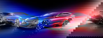 First Preview Towards The New Arteon Shooting Brake (left) And T