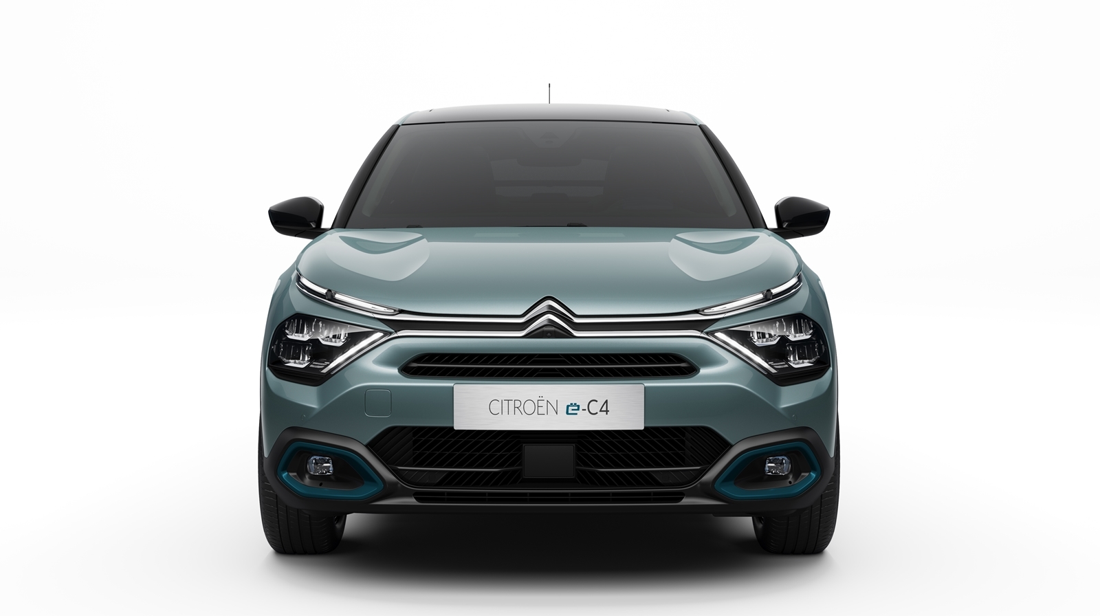 Vista frontal del Citroën C4 destacando el diseño de su parrilla.