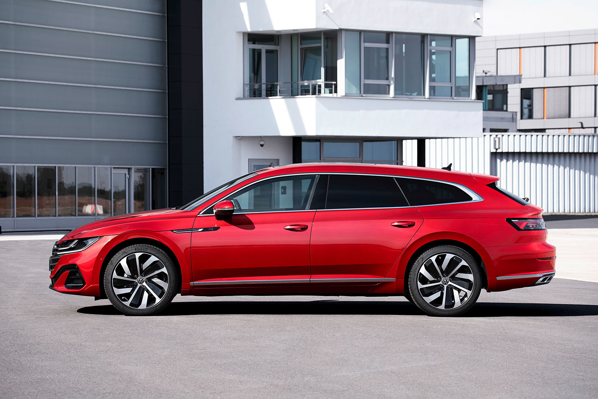 Volkswagen Arteon 2020 Shooting Brake Ehybrid R Line Rojo 03