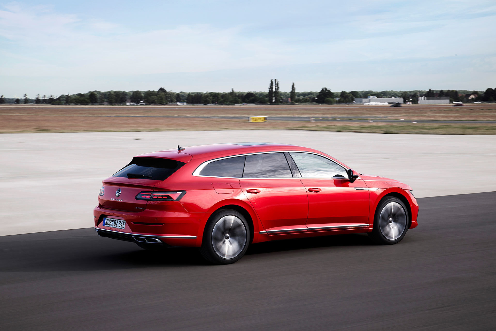 Volkswagen Arteon 2020 Shooting Brake Ehybrid R Line Rojo 04