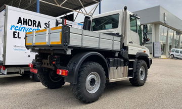 Prueba Mercedes Unimog Trasera