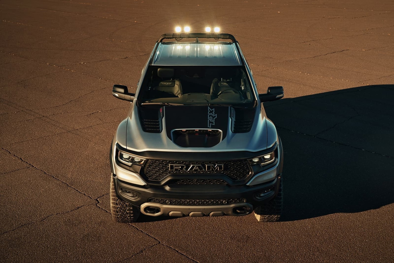 2021 Ram 1500 Trx Front Head On Overhead