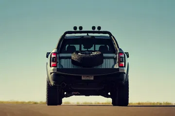 2021 Ram 1500 Trx Rear With Spare Tire And Wheel Carrier