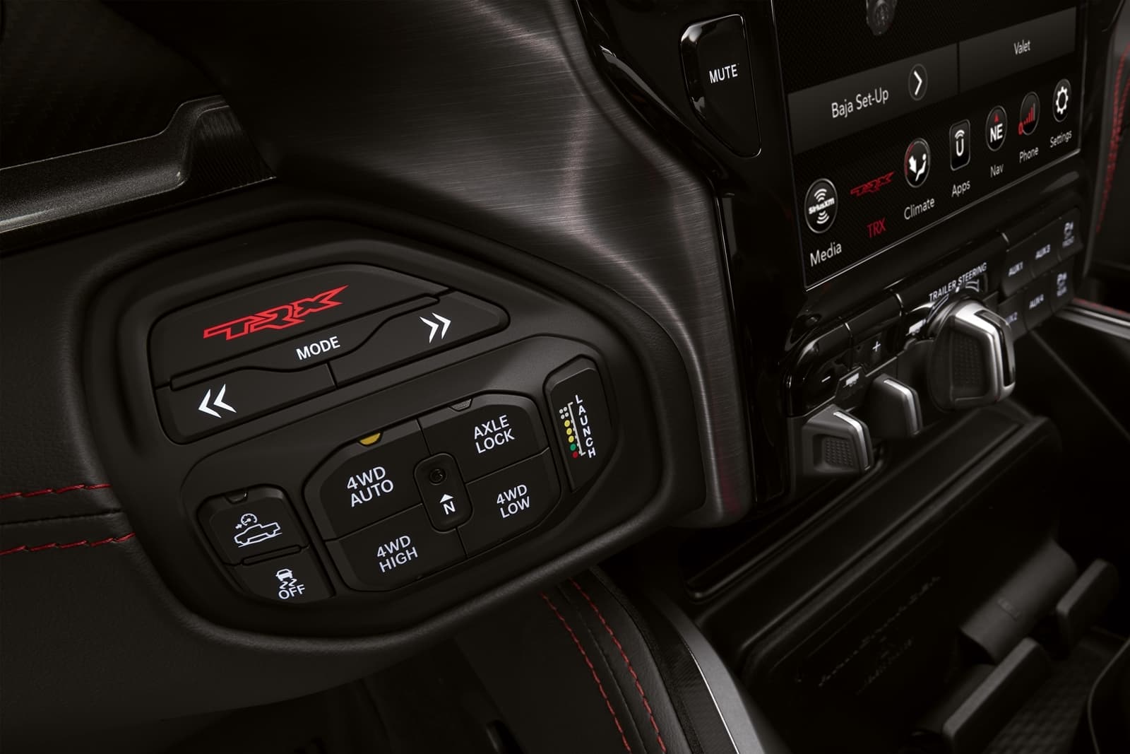 2021 Ram 1500 Trx Transfer Case Switches And Drive Modes