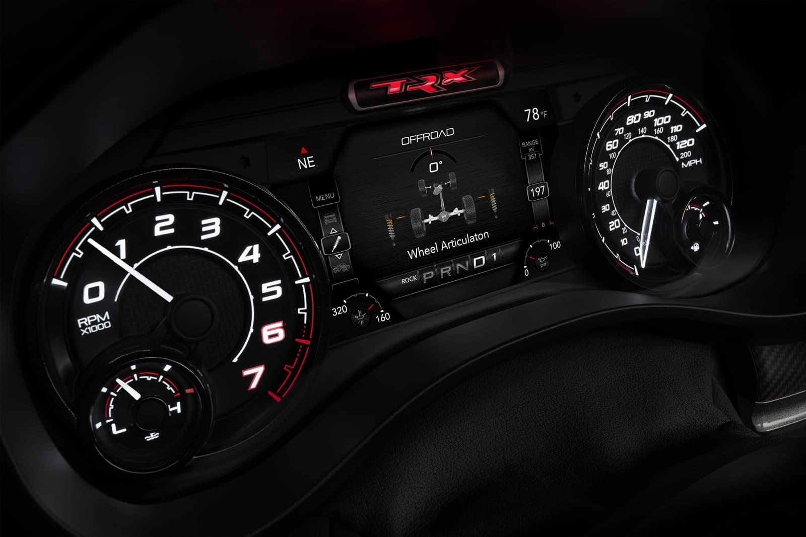 2021 Ram 1500 Trx Wheel Articulation Screen