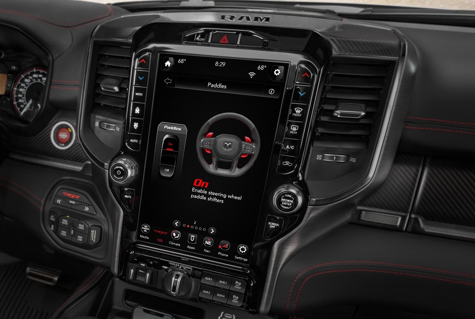 2021 Ram 1500 Trx Performance Control Paddle Drive Mode