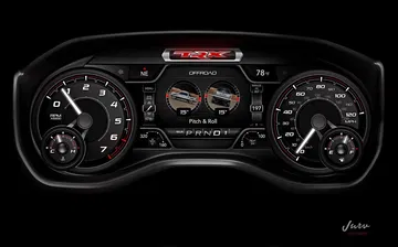 2021 Ram 1500 Trx Driver Display With Pitch And Roll Cluster