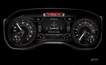 2021 Ram 1500 Trx Driver Display With Wheel Articulation Cluster