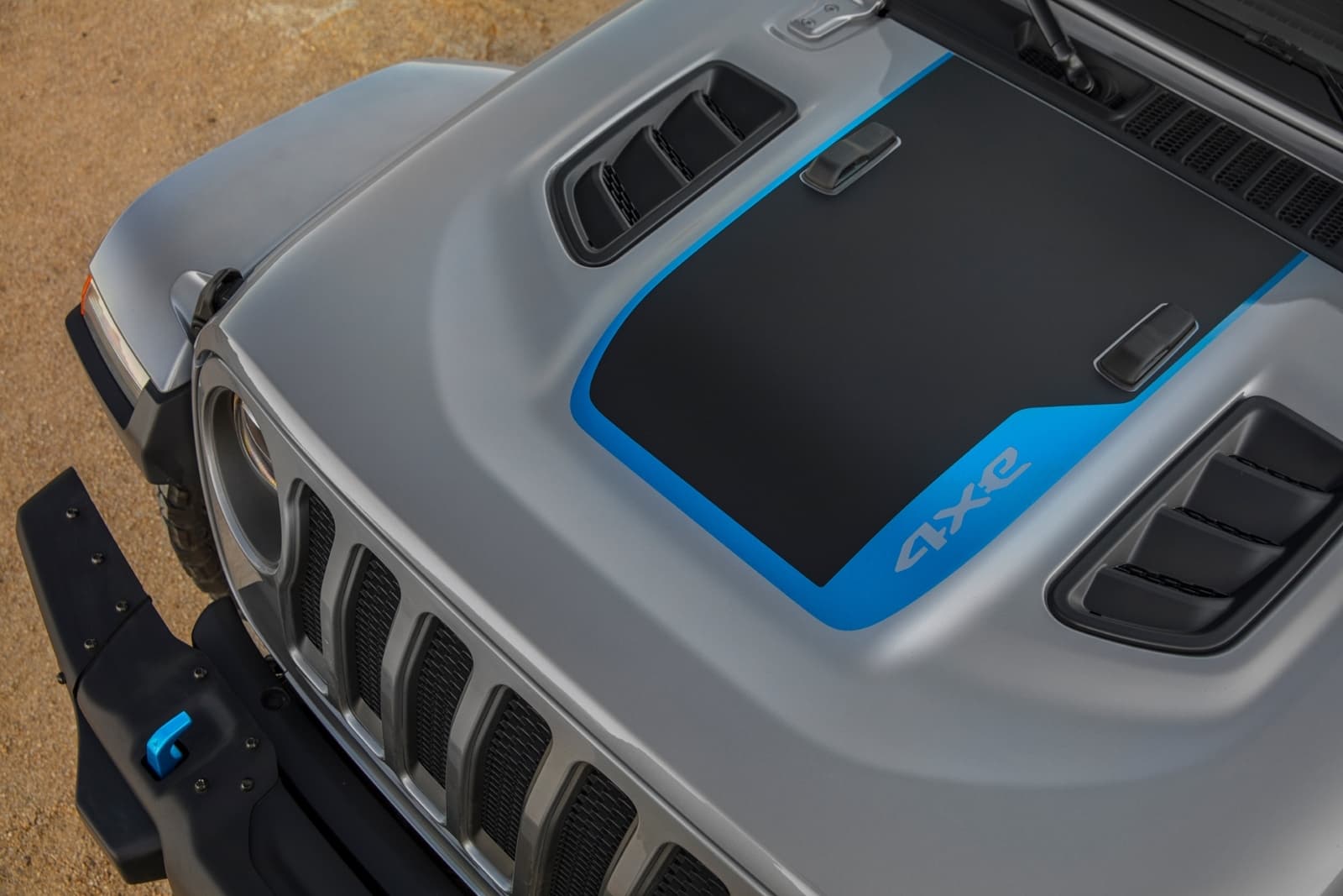The Hood Graphic On The 2021 Jeep® Wrangler Rubicon 4xe Includes