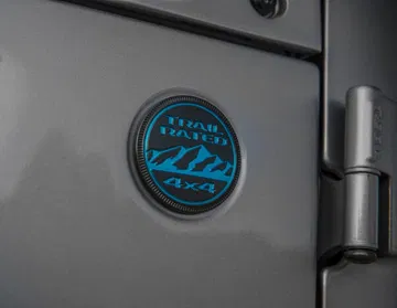 Surf Blue Coloring On The Trail Rated Badge Denotes The 4xe Vers