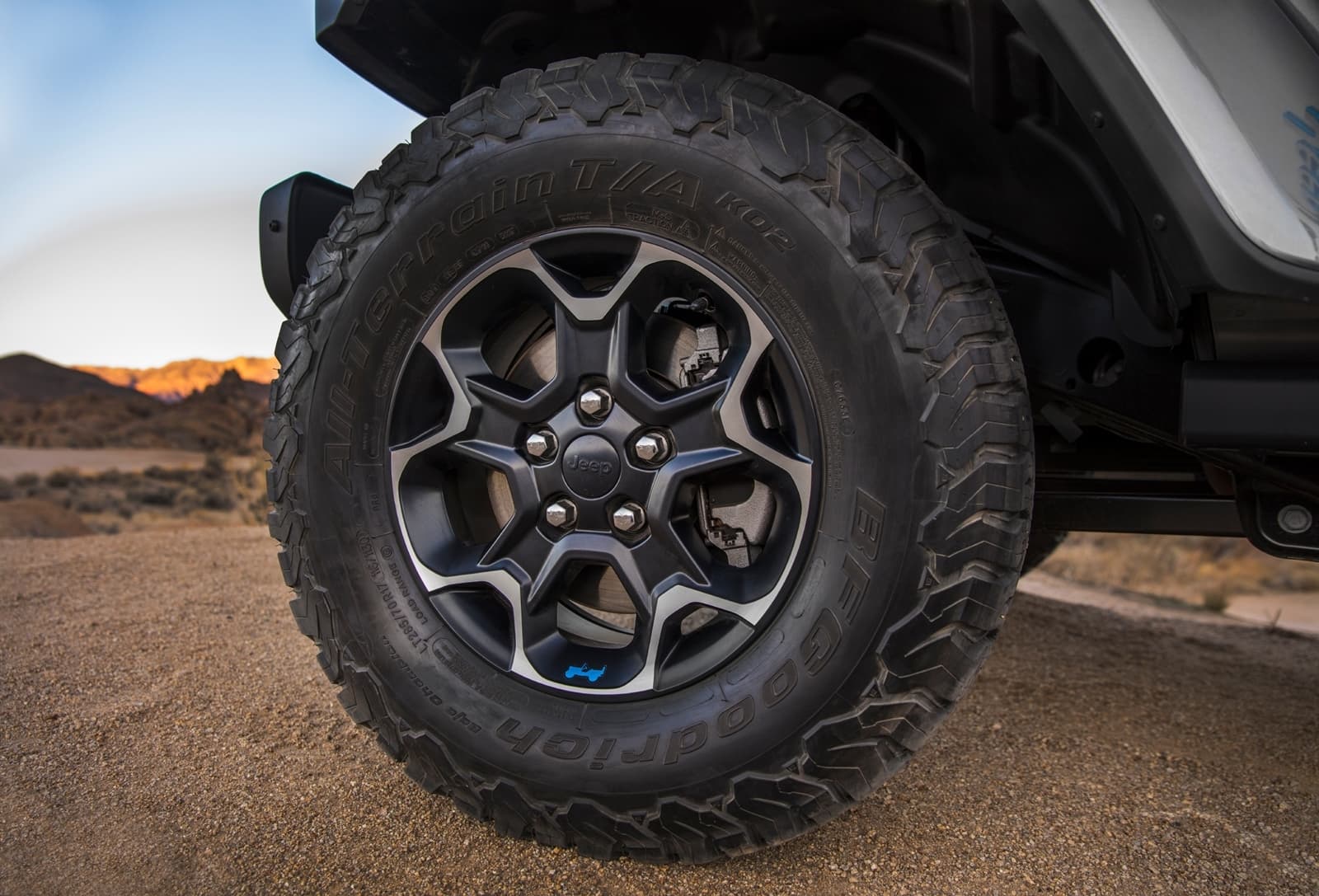 The 2021 Jeep® Wrangler Rubicon 4xe Rides On 17 Inch Aluminum Wh
