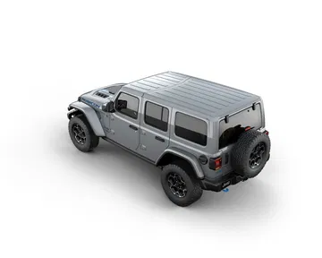 Rear Three Quarters View Of The 2021 Jeep® Wrangler Rubicon 4xe