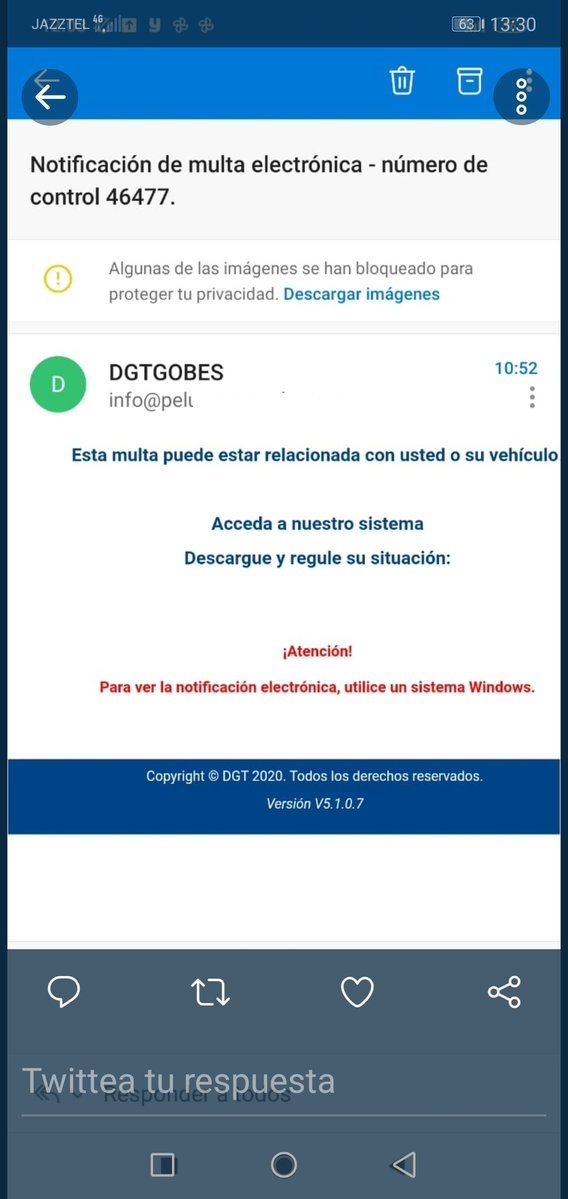 Multa Falsa Dgt 3
