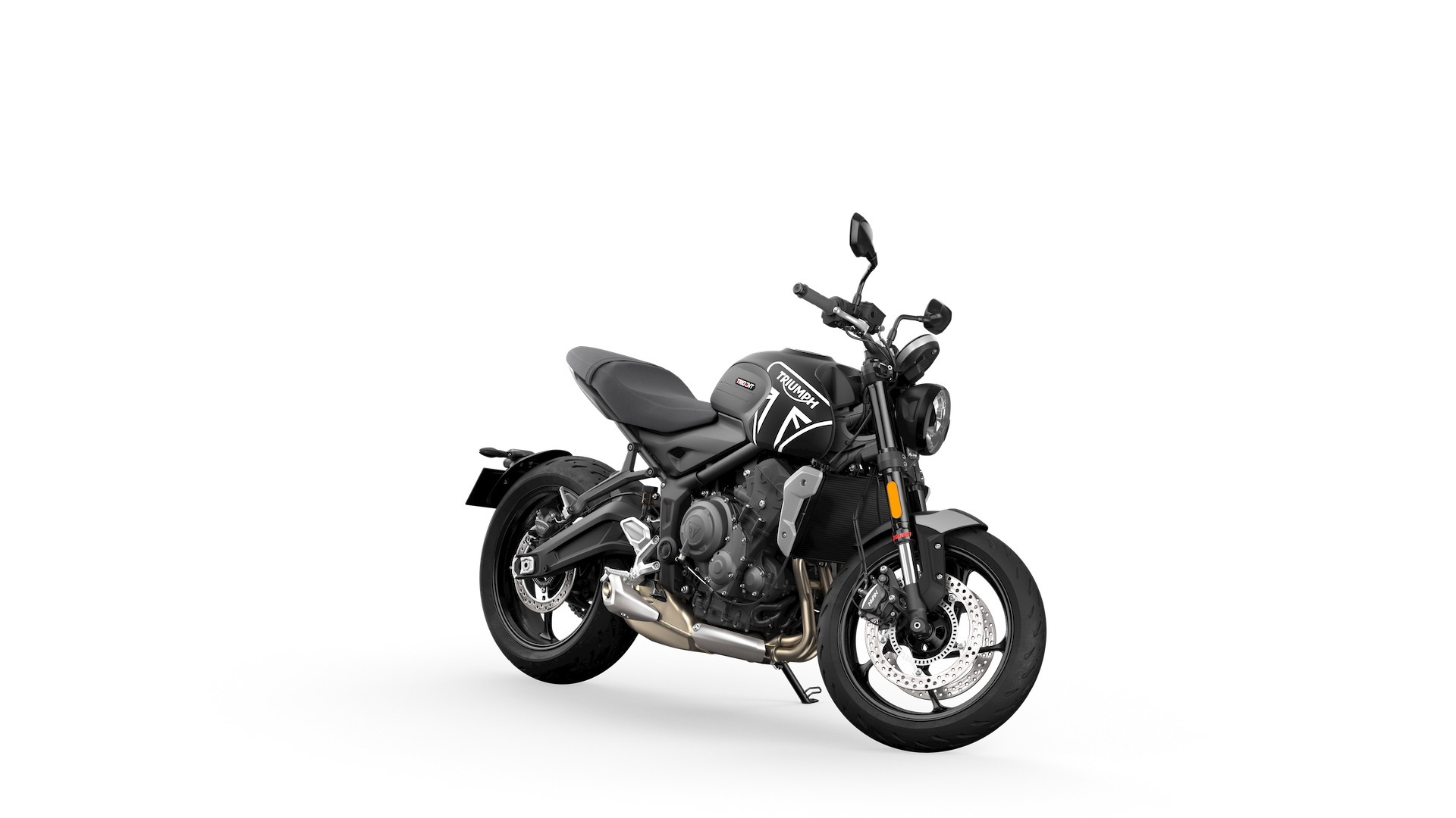 Moto Triumph Trident Negroyrojo