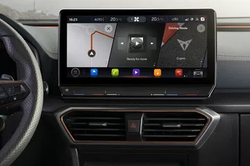 Vista del sistema de infotainment del CUPRA Formentor.