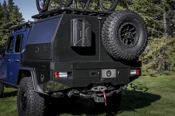At The Rear Of The Jeep Gladiator Top Dog Concept Is A Second Jp