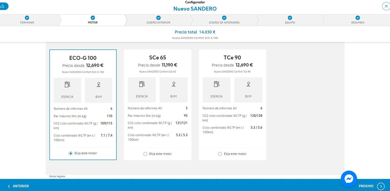Nuevo Dacia Sandero Francia 02