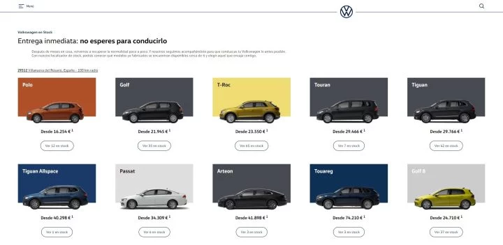 Volkswagen Stock Oferta Noviembre 2020
