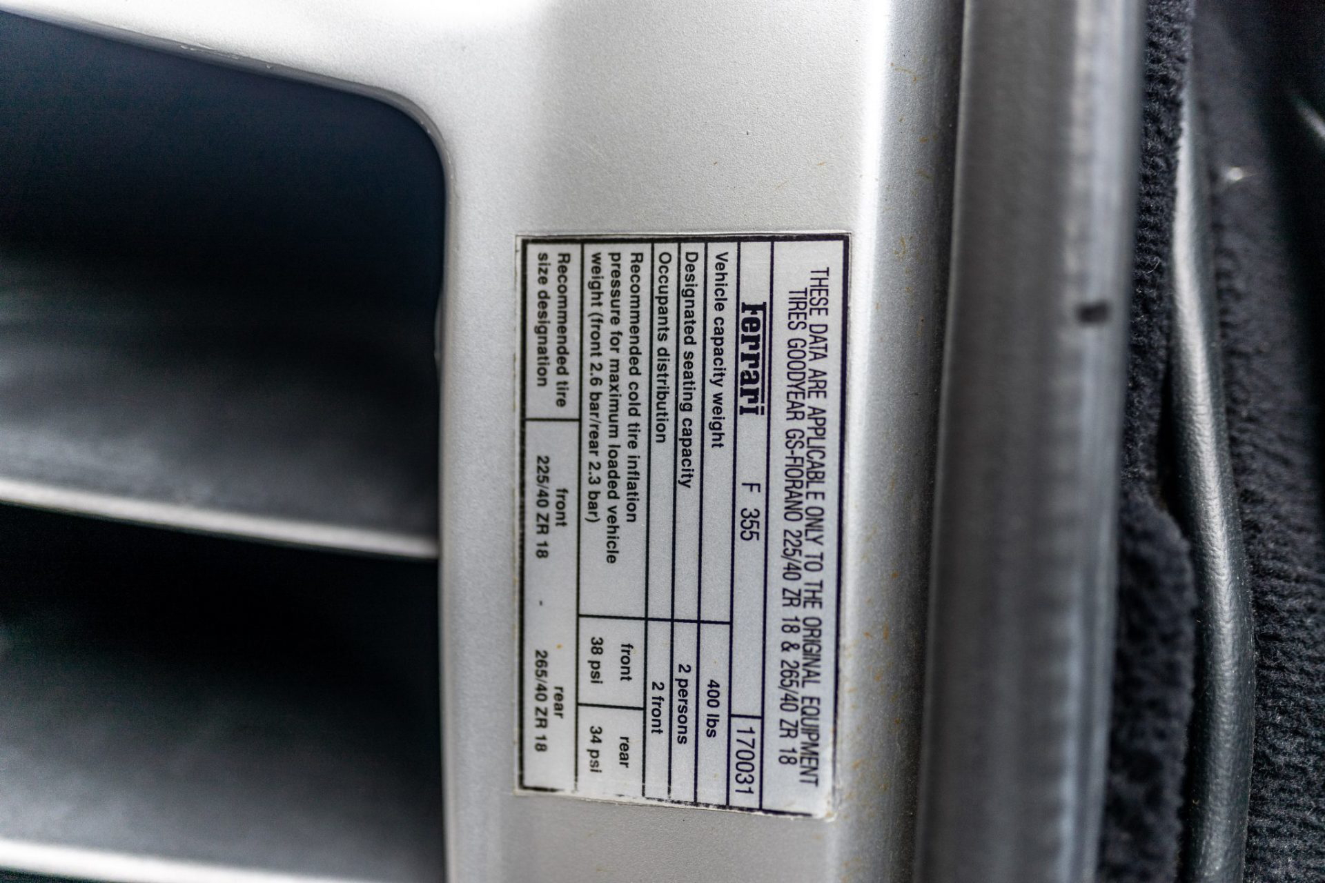 Ferrari F355 Spider Shaquille Oneal 34