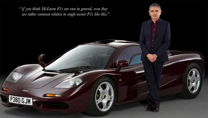Mclaren F1 Rowan Atkinson