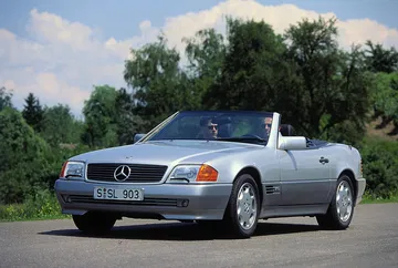 Mercedes Benz Sl Der Baureihe R 129: Der Technologieträger Feiert Vor 30 Jahren Premiere Mercedes Benz Sl Of The R 129 Model Series: The Technology Platform Celebrated Its Premiere 30 Years Ago