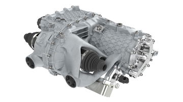 Carcasa Motor Impresion 3d Porsche 02