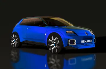 Nuevo Renault 5 Photoshop Azul Frontal 2