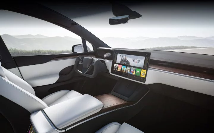 Tesla Model X 2021 Interior 01