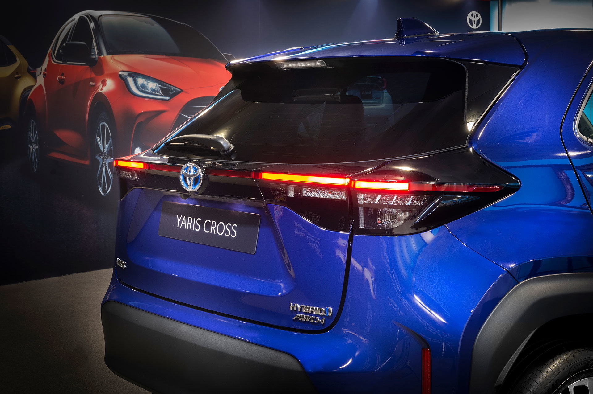 Toyota Yaris Cross 2021 Azul Pilotos Traseros