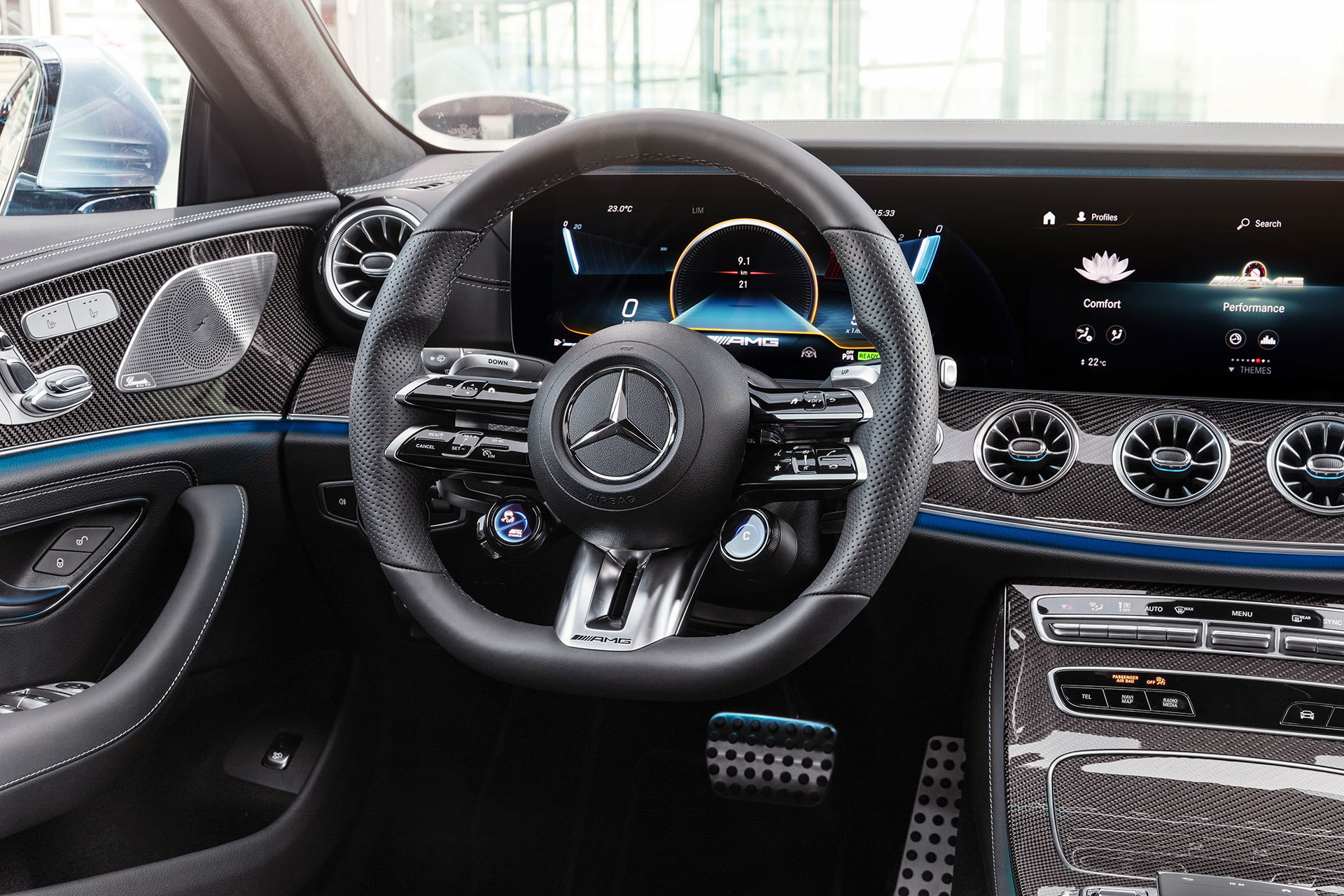Mercedes Amg Cls 2021 Volante Interior 53 4matic 03