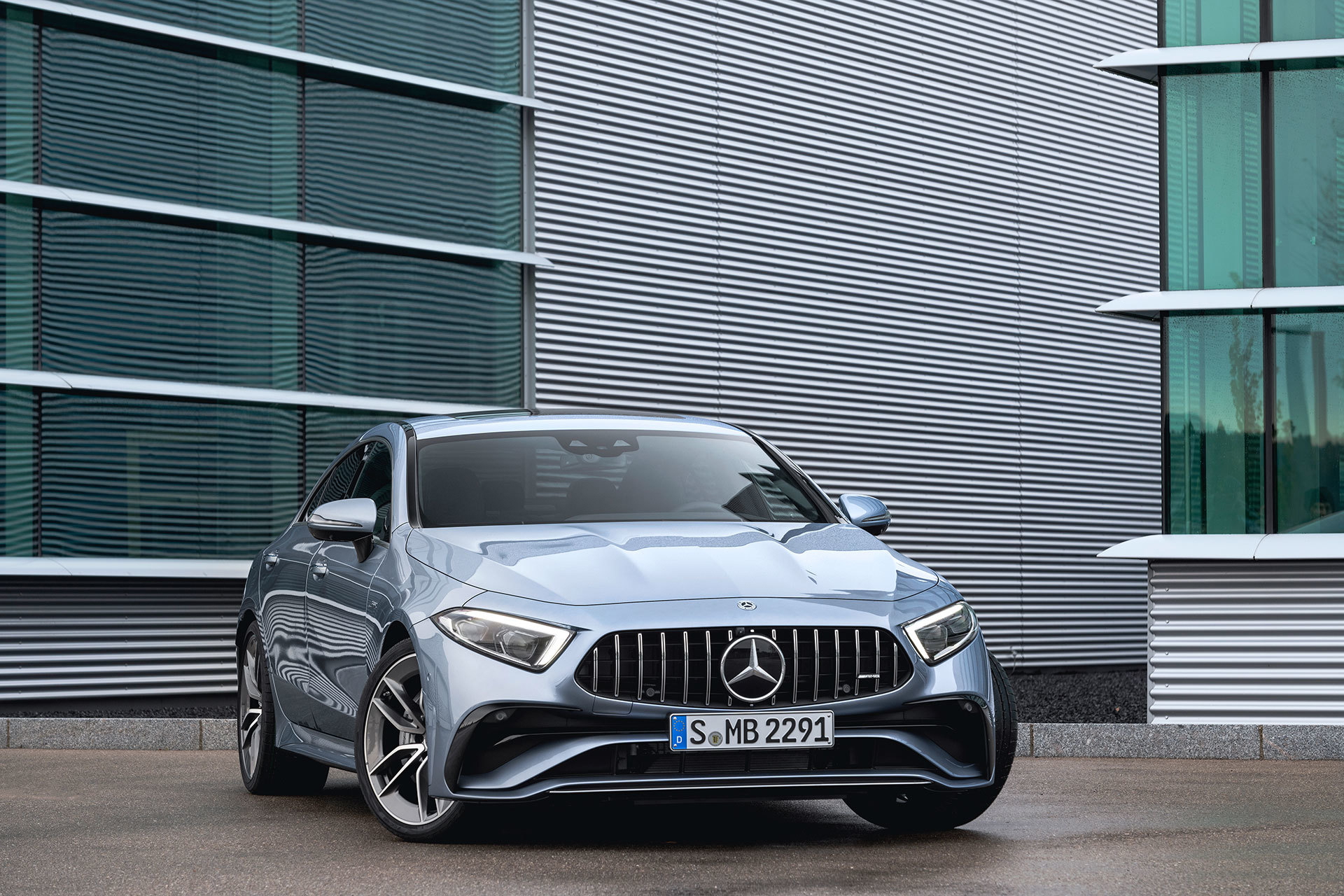 Mercedes Amg Cls 53 4matic 2021 Gris Azul Claro Costa Azul 16