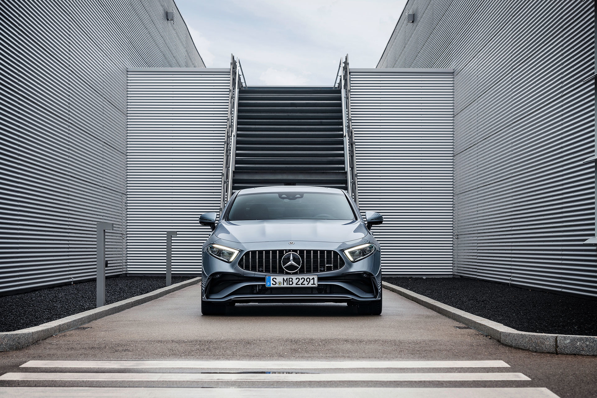 Mercedes Amg Cls 53 4matic 2021 Gris Azul Claro Costa Azul 18