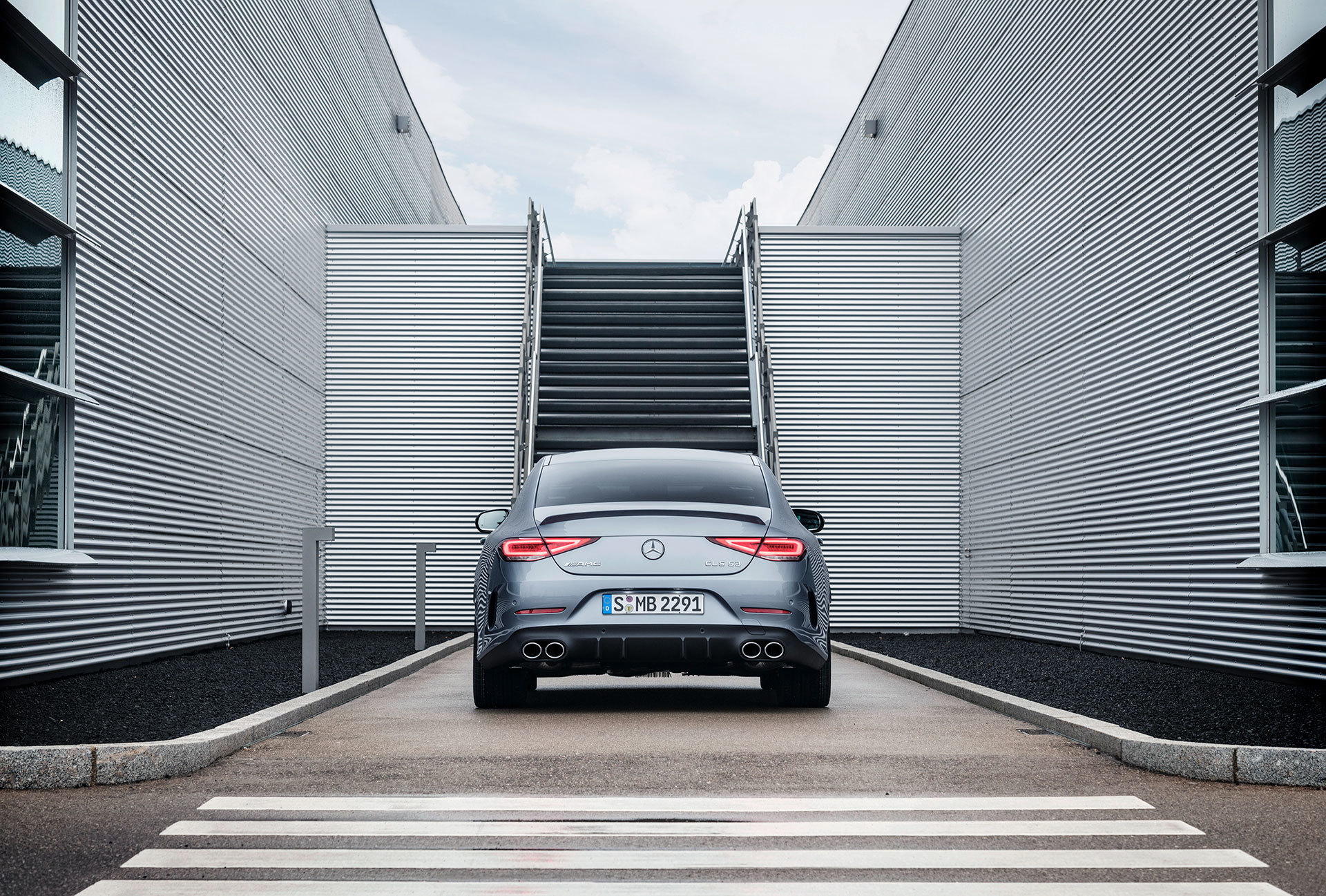 Mercedes Amg Cls 53 4matic 2021 Gris Azul Claro Costa Azul 19