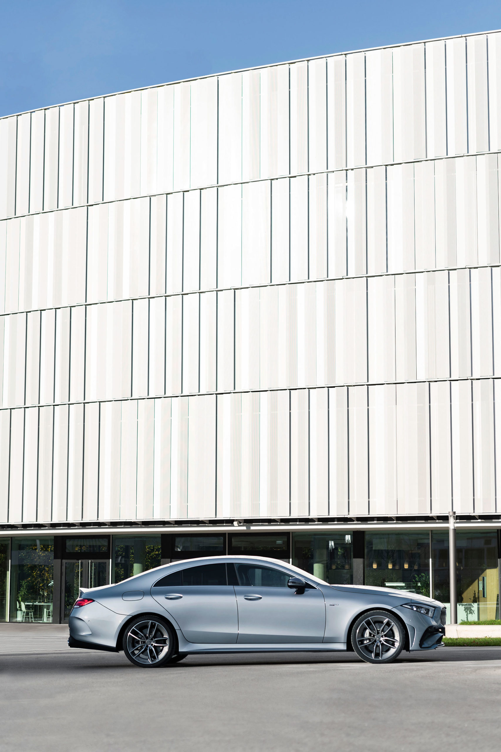 Mercedes Amg Cls 53 4matic 2021 Gris Azul Claro Costa Azul 22