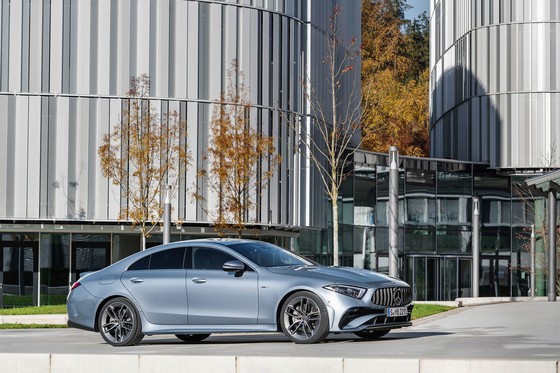 Mercedes Amg Cls 53 4matic 2021 Gris Azul Claro Costa Azul 23