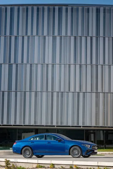 Mercedes Cls Coupe 2021 Azul Amg Line 03