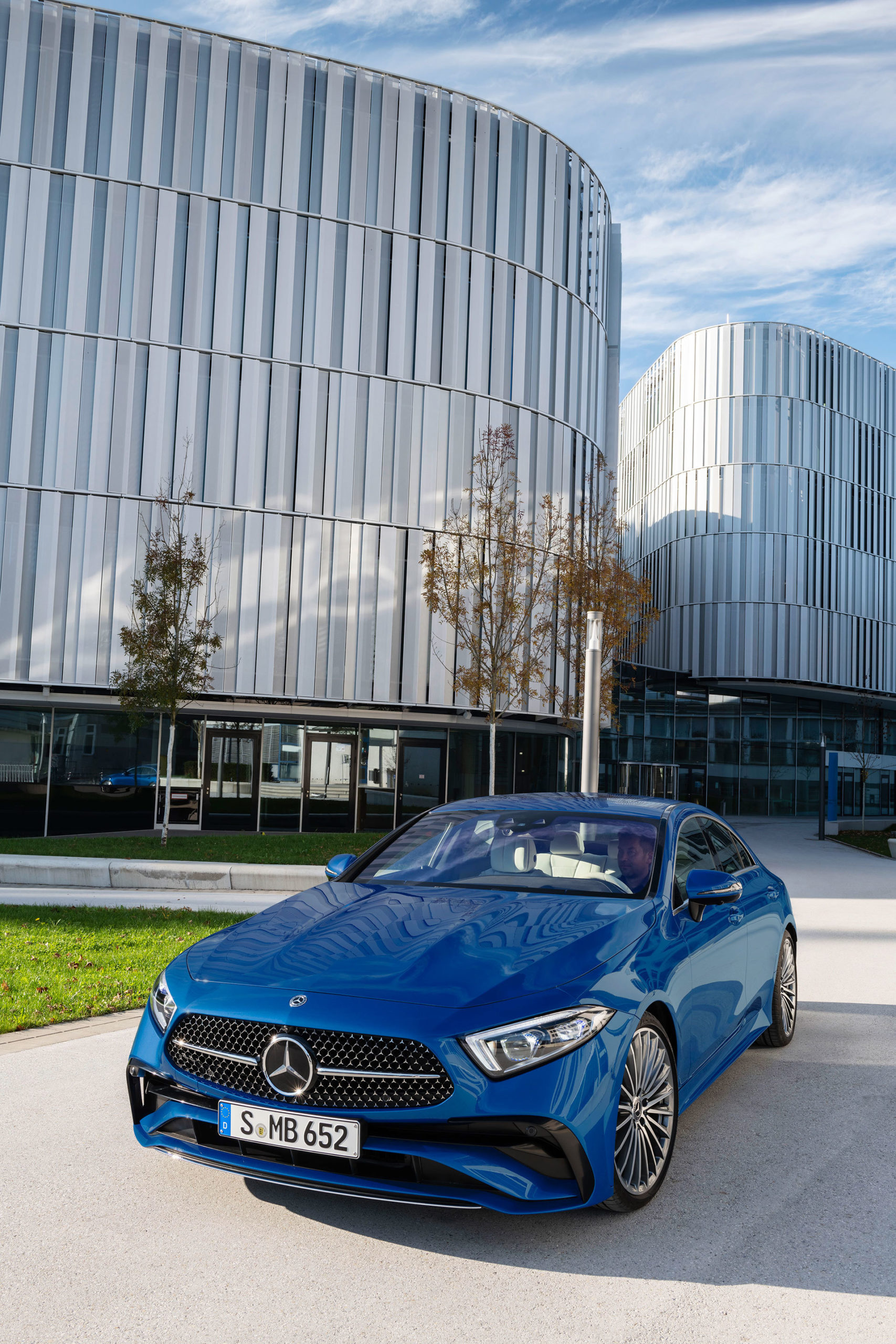 Mercedes Cls Coupe 2021 Azul Amg Line 05