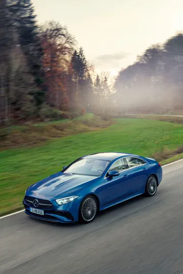 Mercedes Cls Coupe 2021 Azul Amg Line 09